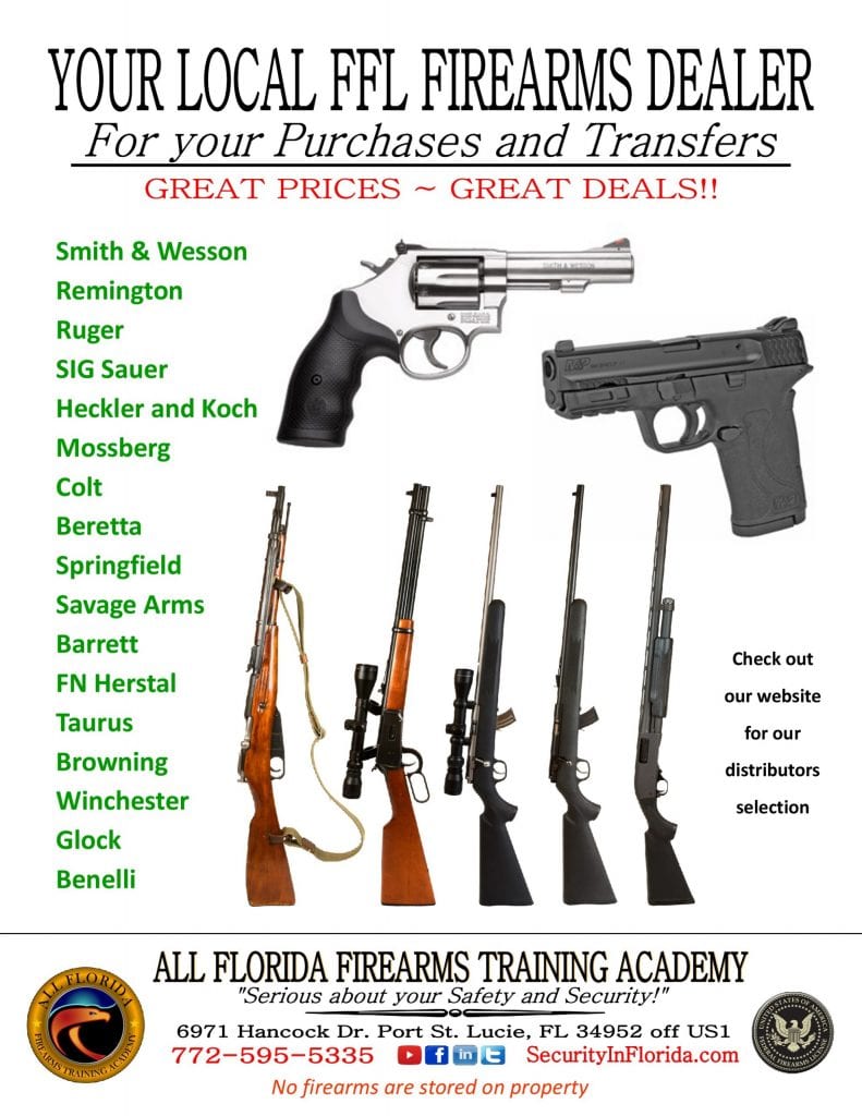 FFL Firearms Dealer Port St. Lucie