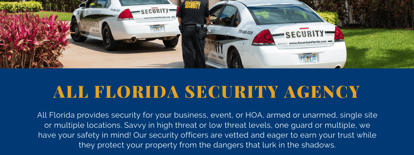 ALL FLORIDA SECURITY NEWSLETTER: SECURITY AGENCY AND TRAINING