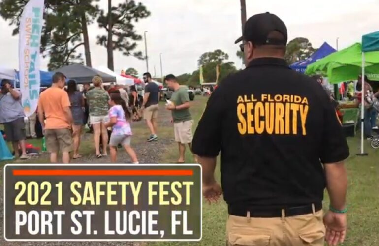 All Florida had a Great Time at the 2021 Safety Fest in Port St. Lucie, FL!