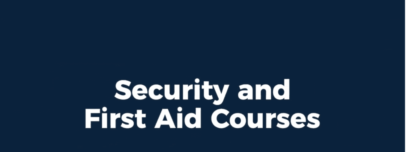 Unarmed Security Course and First Aid/CPR/AED