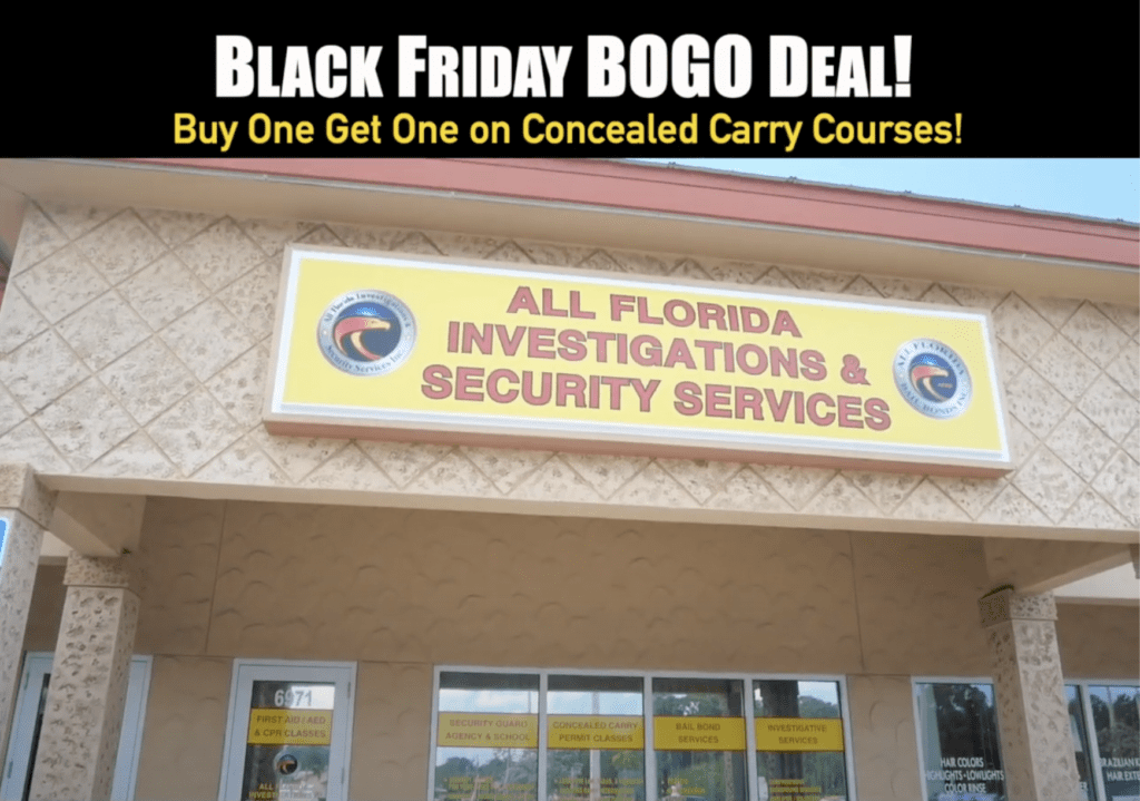 Black Friday BOGO for Concealed Carry Classes