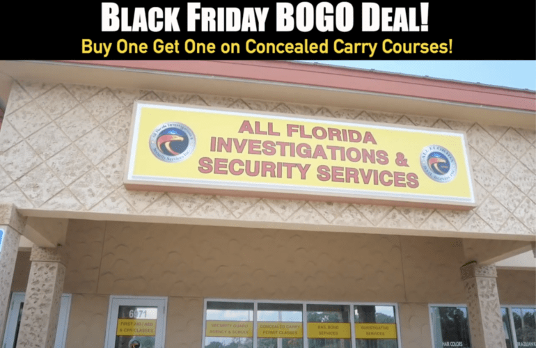 Black Friday BOGO for Concealed Carry Classes