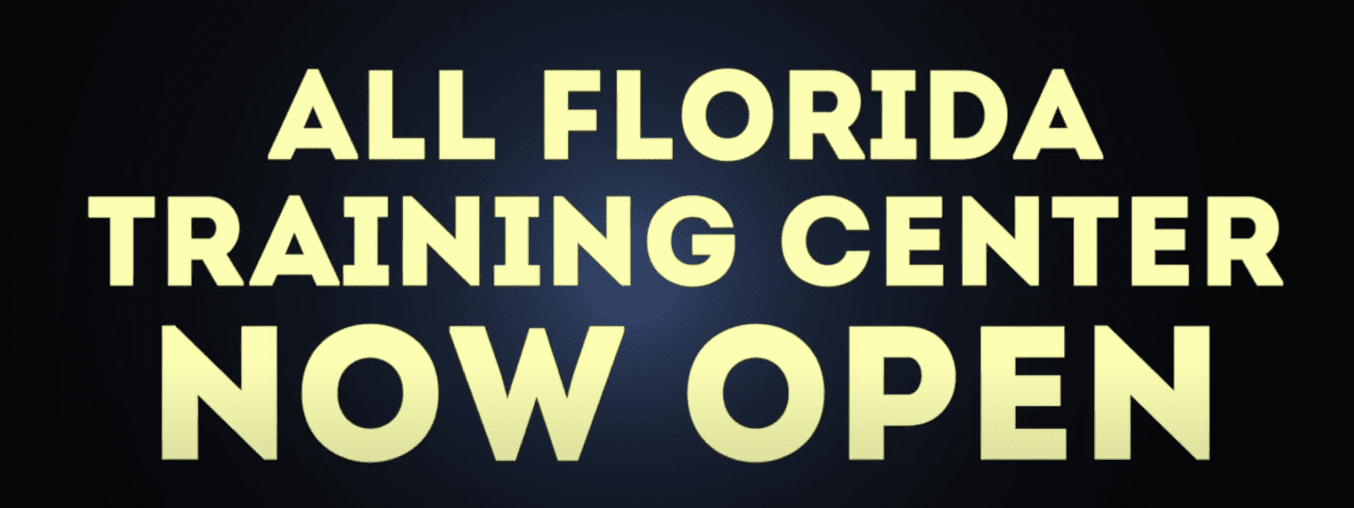All Florida Training Center Is Now Open with Larger Class Space!