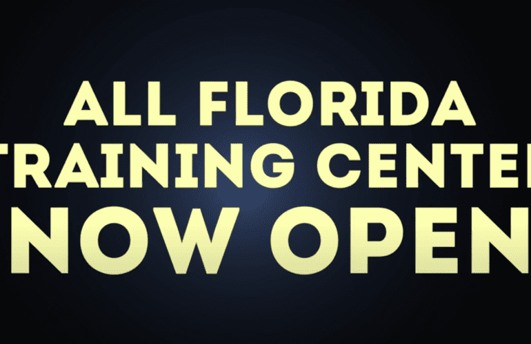 All Florida Training Center Is Now Open with Larger Class Space!
