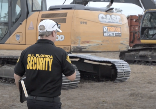 All Florida construction equipment security officers