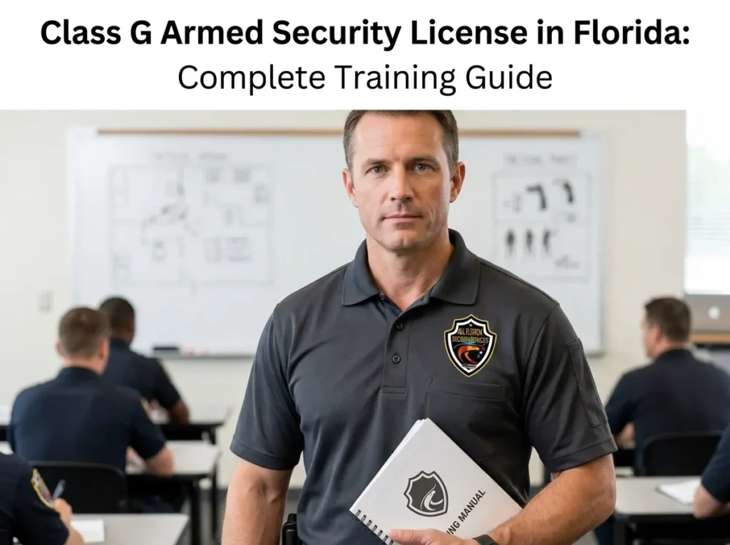 Class G Armed Security License