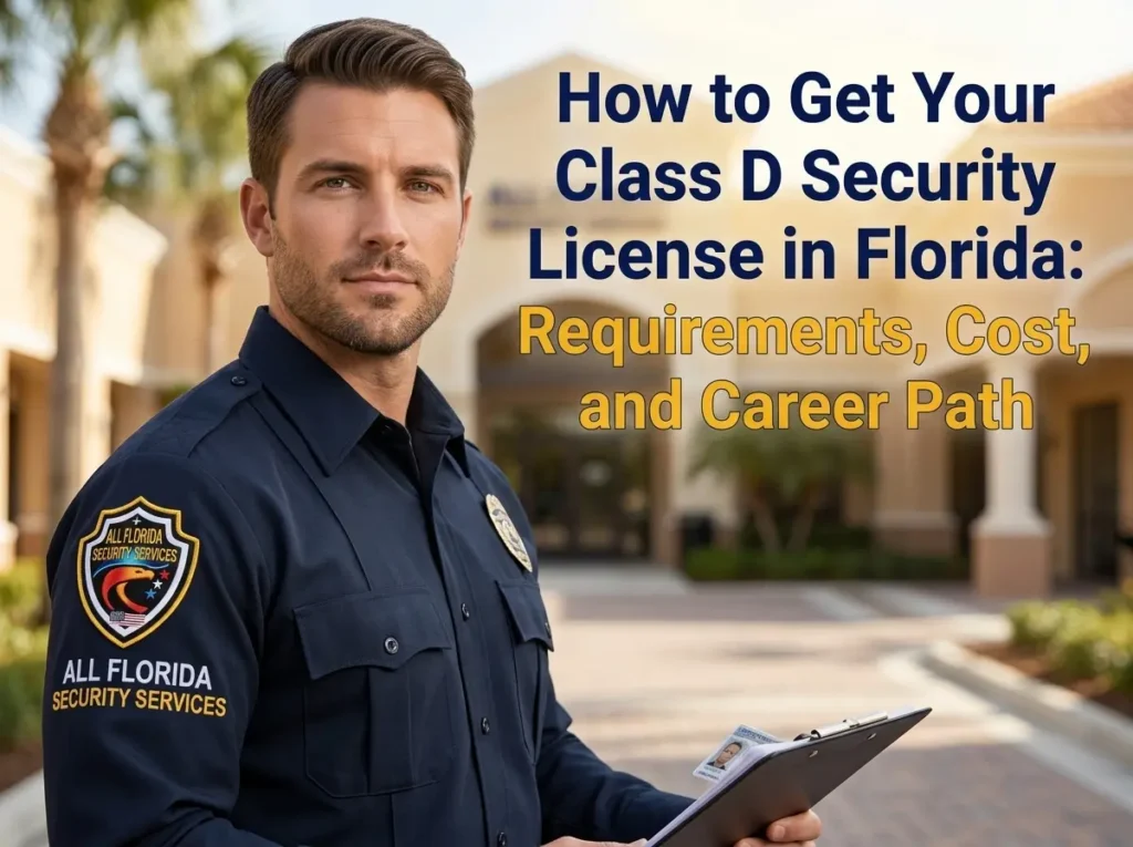 Class D Security License