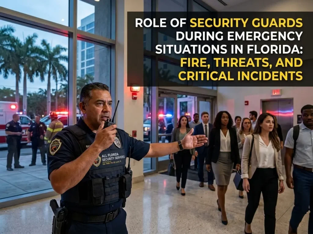 Security Guards During Emergency Situations in Florida