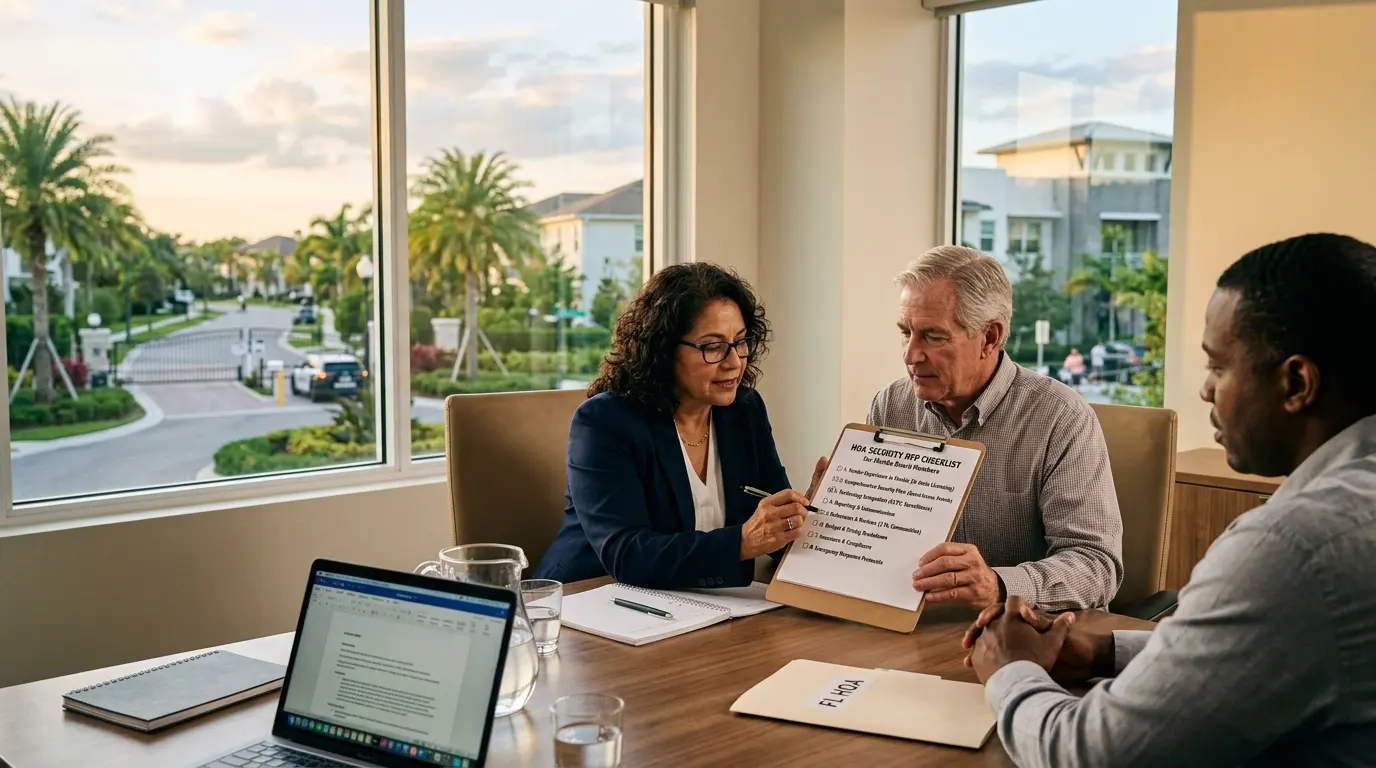 HOA Security RFP Checklist