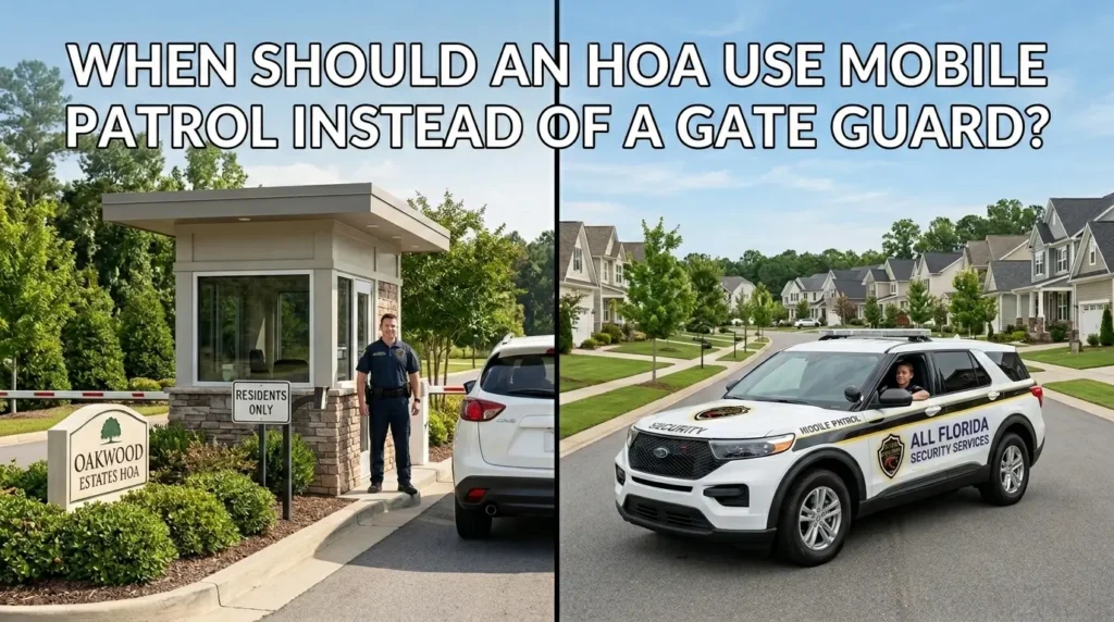 HOA Use Mobile Patrol