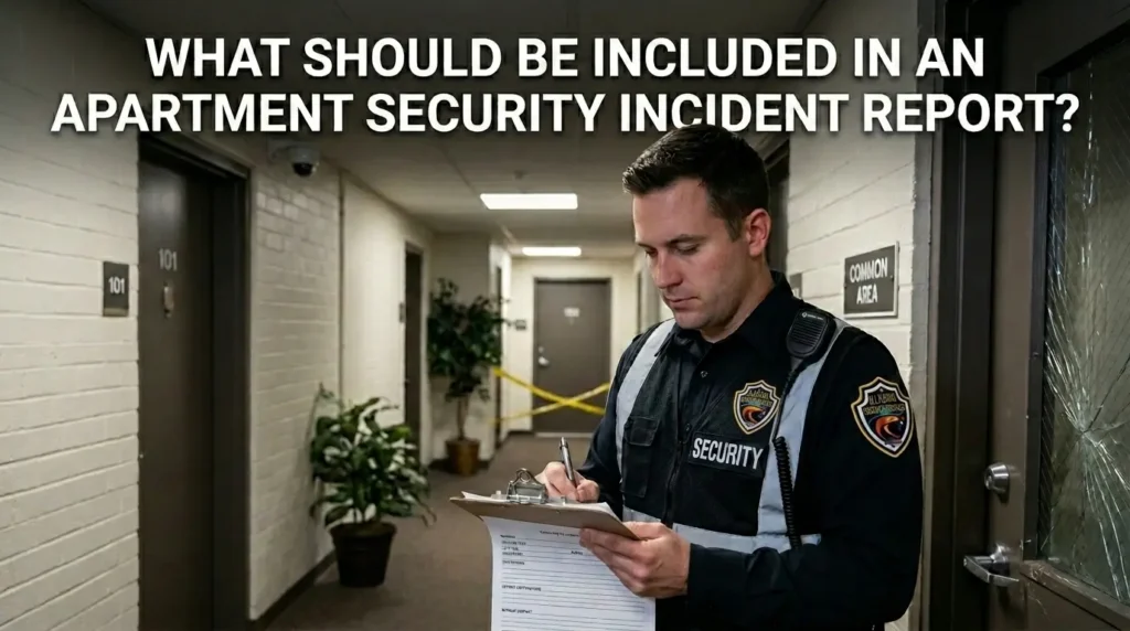 Apartment Security Incident Report